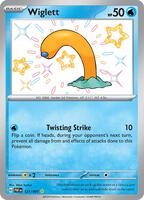 Pokemon,SV: Paldean Fates,Wiglett - 121/091,Holofoil,Shiny Rare,Near Mint