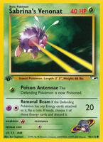 Pokemon,Gym Heroes,Sabrina's Venonat - 096/132,1st Edition,Common,Lightly Played