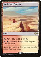 Magic: The Gathering,Modern Horizons,Sunbaked Canyon - 247,Foil,Rare,Near Mint