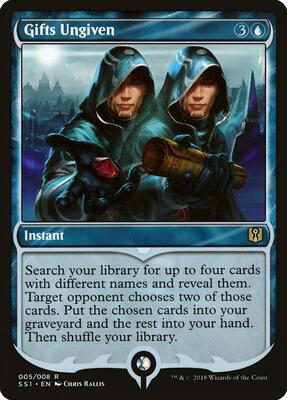Magic: The Gathering,Signature Spellbook: Jace,Gifts Ungiven - 5,Normal,Rare,Lightly Played