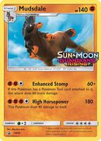 Pokemon,SM Promos,Mudsdale - SM20 (Prerelease),Holofoil,Promo,Moderately Played