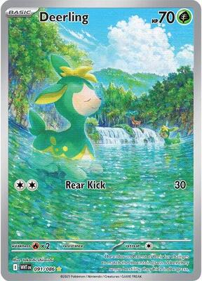 Pokemon,SV: White Flare,Deerling - 091/086,Holofoil,Illustration Rare,Lightly Played