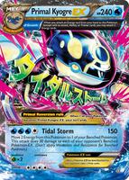 Pokemon,XY - Primal Clash,Primal Kyogre EX (Alpha) - 55/160,Holofoil,Ultra Rare,Lightly Played