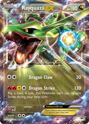 Pokemon,XY Promos,Rayquaza EX (XY73),Holofoil,Promo,Damaged