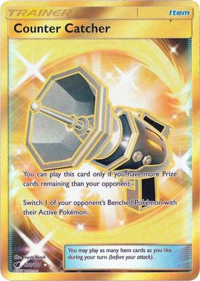 Pokemon,SM - Crimson Invasion,Counter Catcher (Secret) - 120/111,Holofoil,Secret Rare,Lightly Played
