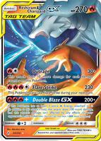 Pokemon,SM - Unbroken Bonds,Reshiram & Charizard GX - 20/214,Holofoil,Ultra Rare,Lightly Played