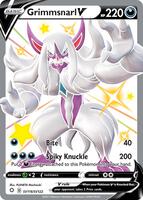 Pokemon,Shining Fates: Shiny Vault,Grimmsnarl V - SV116/SV122,Holofoil,Shiny Holo Rare,Near Mint