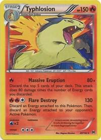 Pokemon,XY - BREAKthrough,Typhlosion - 20/162,Holofoil,Holo Rare,Moderately Played