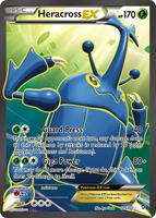 Pokemon,XY - Furious Fists,Heracross EX (105 Full Art) - 105/111,Holofoil,Ultra Rare,Moderately Played