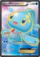 Pokemon,XY - BREAKpoint,Manaphy EX (Full Art) - 116/122,Holofoil,Ultra Rare,Heavily Played
