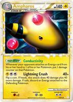 Pokemon,HeartGold SoulSilver,Ampharos (Prime) - 105/123,Holofoil,Ultra Rare,Moderately Played