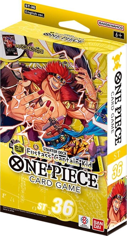One Piece Starter Deck 36: YELLOW Eustass”Captain”Kid
