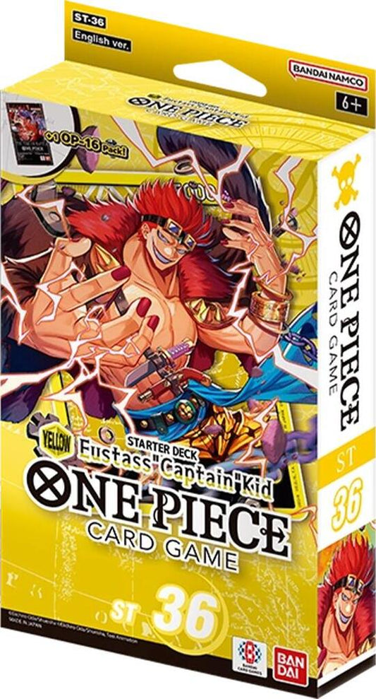 One Piece Starter Deck 36: YELLOW Eustass”Captain”Kid