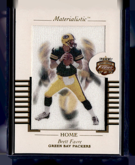 Fleer 2002 Fleer Focus Jersey Edition,2002 Fleer Focus Jersey Edition,Brett Favre - 9 M,Materialistic Home