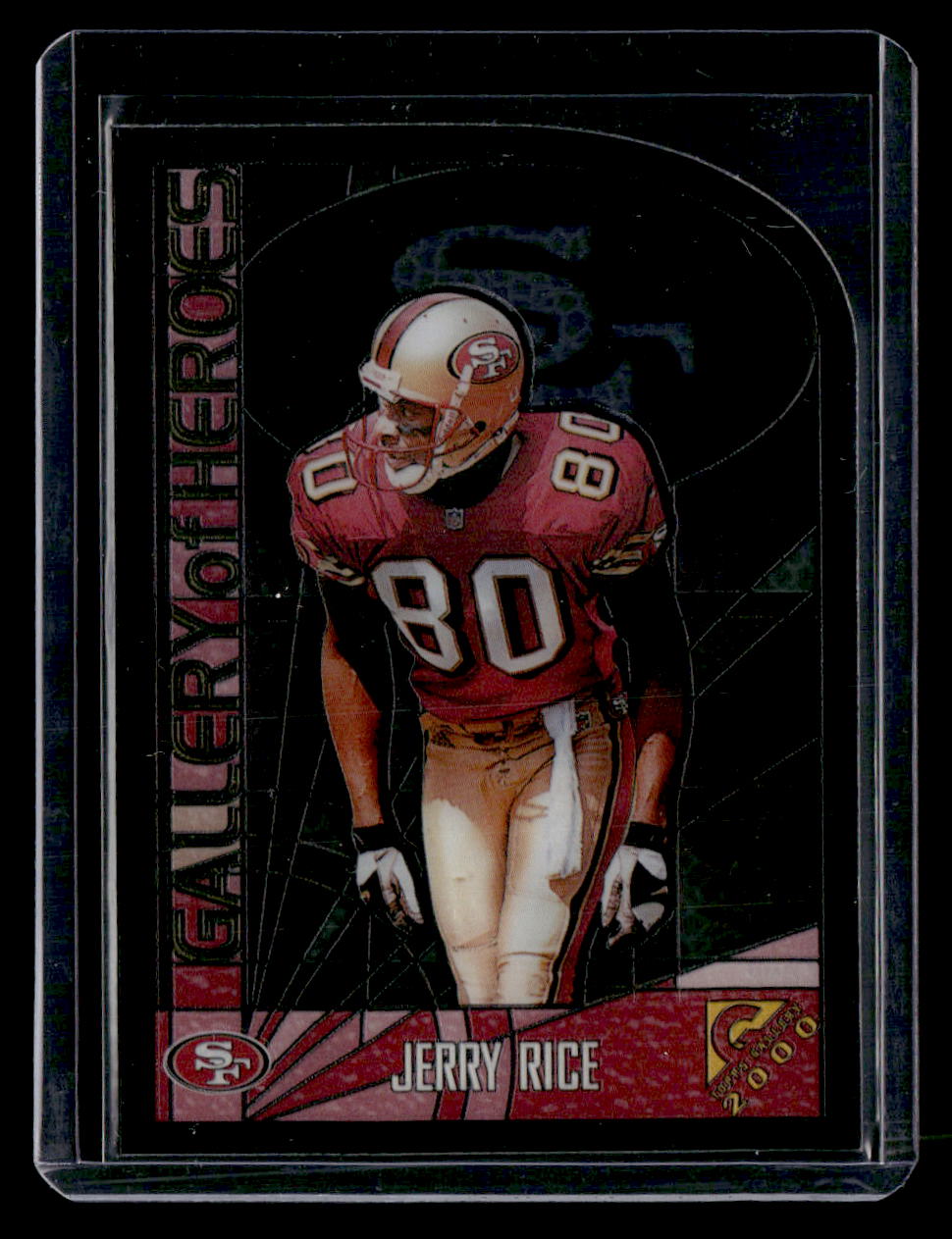 Topps 2000 Topps Gallery,2000 Topps Gallery,Jerry Rice - GH8,Gallery of Heroes