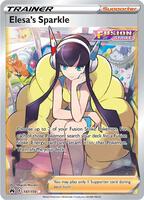 Pokémon,SWSH: Crown Zenith,Elesa's Sparkle (Full Art) - 147/159,Holofoil,Ultra Rare,Near Mint