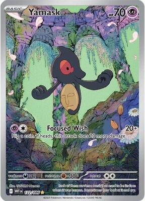 Pokemon,SV: White Flare,Yamask - 122/086,Holofoil,Illustration Rare,Near Mint