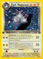Pokemon,Team Rocket,Dark Magneton (11) - 11/82,Unlimited Holofoil,Holo Rare,Moderately Played