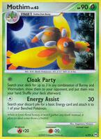 Pokemon,Arceus,Mothim - 6/99,Holofoil,Holo Rare,Moderately Played