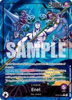 One Piece Card Game,Adventure on Kami's Island,Enel (OP15-058) (Alternate Art),Foil,Leader,Near Mint