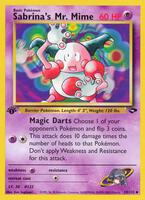 Pokemon,Gym Challenge,Sabrina's Mr. Mime - 059/132,1st Edition,Uncommon,Lightly Played