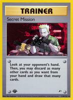 Pokemon,Gym Heroes,Secret Mission - 118/132,1st Edition,Uncommon,Moderately Played