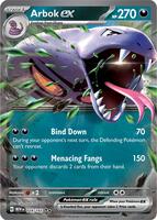 Pokemon,SV: Scarlet & Violet 151,Arbok ex - 024/165,Holofoil,Double Rare,Near Mint