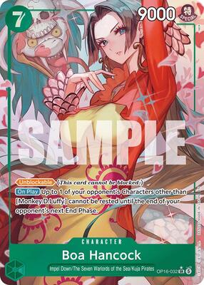 One Piece Card Game,The Time of Battle,Boa Hancock (Alternate Art) - OP16-032,Foil,Super Rare,Near Mint