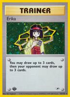 Pokemon,Gym Heroes,Erika (16) - 016/132,Unlimited Holofoil,Holo Rare,Near Mint