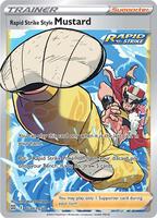 Pokemon,SWSH09: Brilliant Stars Trainer Gallery,Rapid Strike Style Mustard - TG27/TG30,Holofoil,Ultra Rare,Near Mint