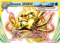 Pokemon,XY - Fates Collide,Omastar BREAK - 19/124,Holofoil,Rare BREAK,Lightly Played
