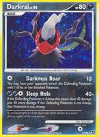Pokémon,Great Encounters,Darkrai (4) - 4/106,Holofoil,Holo Rare,Lightly Played