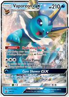 Pokemon,SM Promos,Vaporeon GX - SM172,Holofoil,Promo,Near Mint