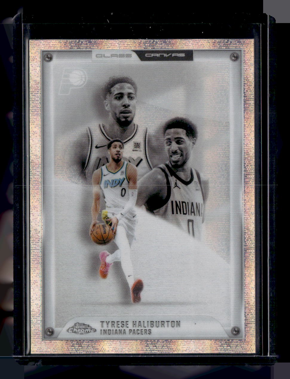 Topps 2025-26 Topps Chrome Update,2025-26 Topps Chrome Update,Tyrese Haliburton - GC-3,Glass Canvas