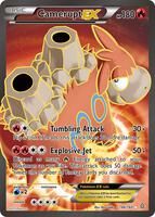 Pokemon,XY - Primal Clash,Camerupt EX (146 Full Art) - 146/160,Holofoil,Ultra Rare,Moderately Played
