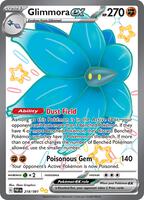 Pokemon,SV: Paldean Fates,Glimmora ex - 218/091,Holofoil,Shiny Ultra Rare,Near Mint