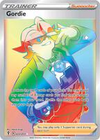 Pokemon,SWSH07: Evolving Skies,Gordie (Secret) - 223/203,Holofoil,Secret Rare,Near Mint