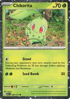 Pokemon,Miscellaneous Cards & Products,Chikorita (Cosmos Holo) - 008/217,Holofoil,Common,Near Mint