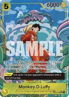 One Piece Card Game,Two Legends,Monkey.D.Luffy (TR) - OP07-109,Foil,Treasure Rare,Near Mint
