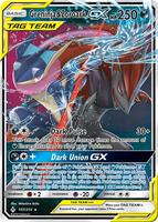 Pokemon,SM - Unbroken Bonds,Greninja & Zoroark GX - 107/214,Holofoil,Ultra Rare,Near Mint