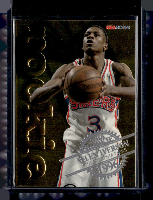 1996-97 Hoops,1996-97 Hoops,Allen Iverson - 12,Rookies