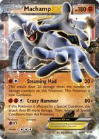 Pokemon,XY - Ancient Origins,Machamp EX - 37/98,Holofoil,Ultra Rare,Lightly Played