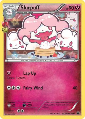 Pokemon,Generations: Radiant Collection,Slurpuff - RC20/RC32,Holofoil,Uncommon,Near Mint