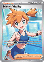 Pokemon,ME05: Pitch Black,Misty's Vitality - 111/084,Holofoil,Ultra Rare,Near Mint