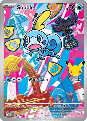 Pokemon,ME: Mega Evolution Promo,Sobble - 054,Holofoil,Promo,Near Mint