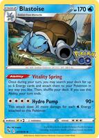 Pokemon,Pokemon GO,Blastoise - 017/078,Holofoil,Holo Rare,Near Mint