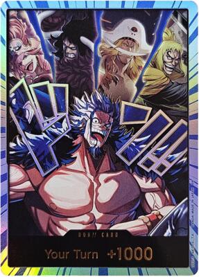 One Piece Card Game,The World's Strongest Warriors,DON!! Card (Alternate Art) (Rocks) (Special Foil),Foil,DON!!,Near Mint