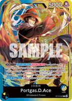 One Piece Card Game,Ultra Deck: The Three Brothers,Portgas.D.Ace (002) - ST13-002,Foil,Leader,Near Mint