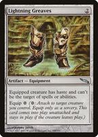 Magic: The Gathering,Mirrodin,Lightning Greaves - 199,Normal,Uncommon,Near Mint