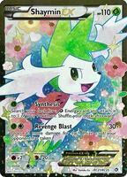 Pokemon,Legendary Treasures: Radiant Collection,Shaymin EX (Full Art) - RC21/RC25,Holofoil,Ultra Rare,Near Mint